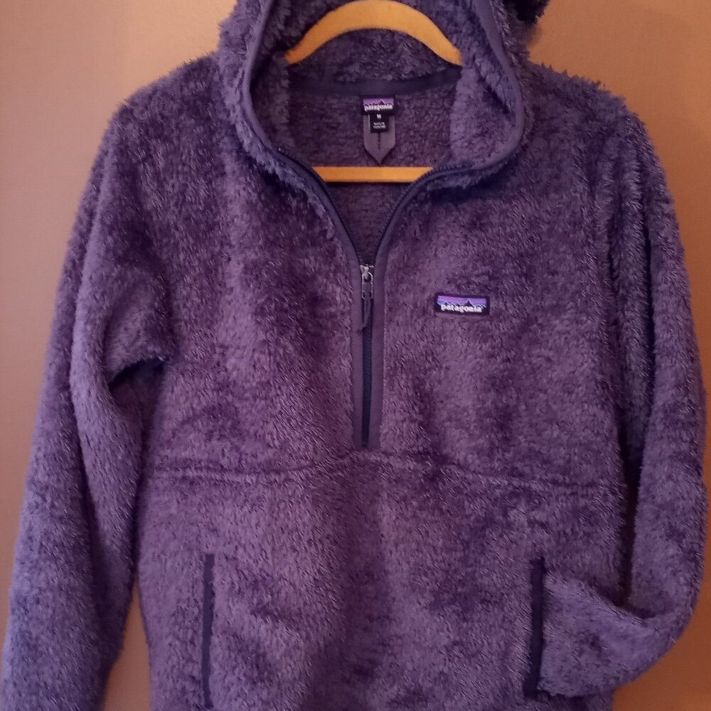 Patagonia Los Gatos Fleece Hoody / Hoodie color: Smolder Blue, SZ Medium